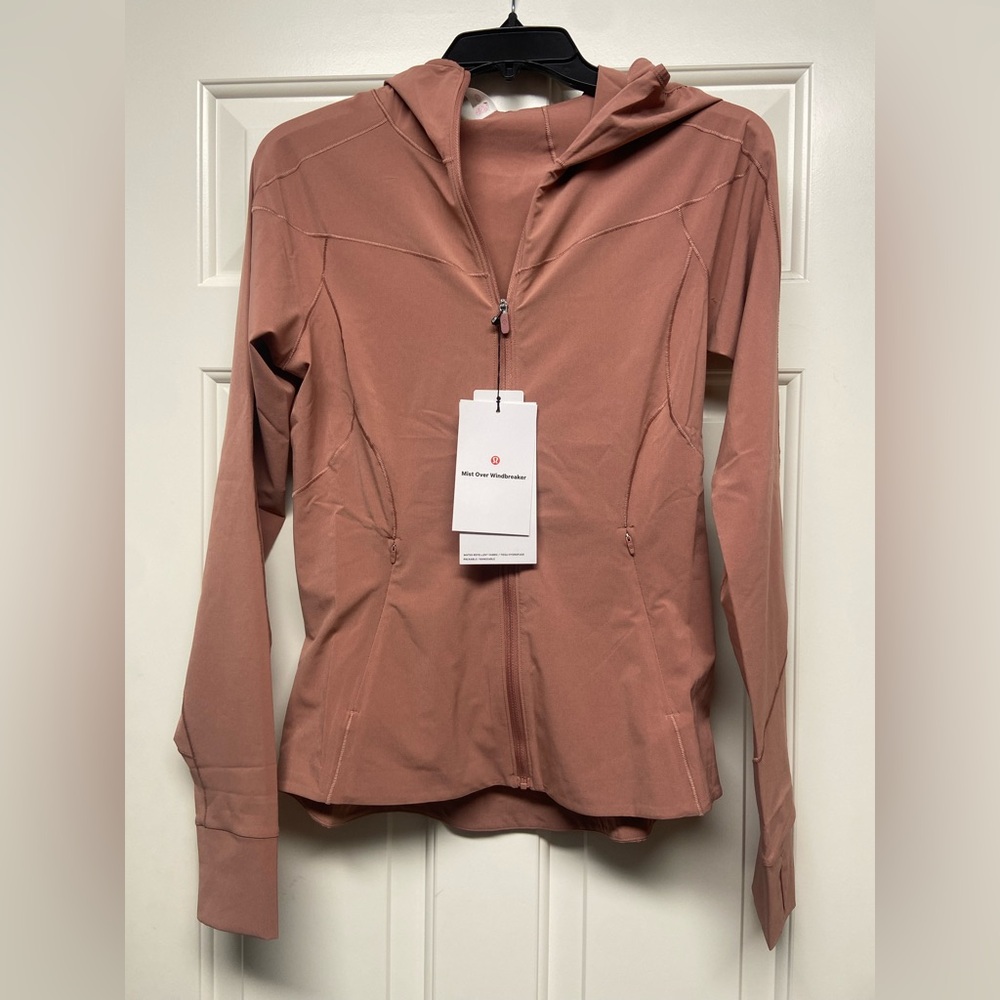 Lululemon mist over windbreaker red size 4